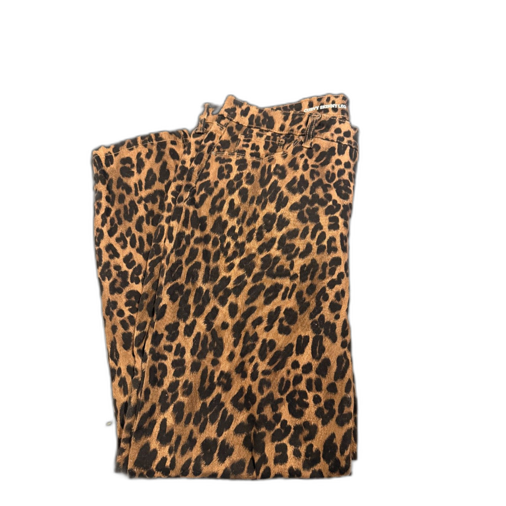 Size 16 Style & CO Cheetah curvy skinny jeans
